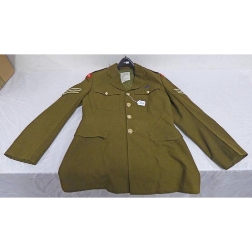 1362 - 1980'S PATTERN COLDSTREAM GUARD NO.2 UNIFORM WITH LABEL TO INTERIOR, CLOTH PATCHES TO SHOULDERS