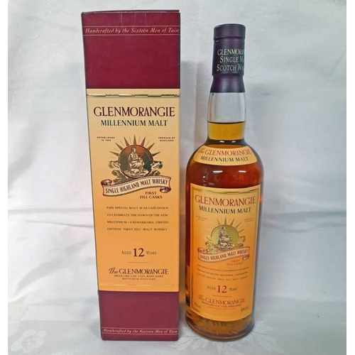 2038 - 1 BOTTLE GLENMORANGIE MILLENNIUM MALT 12 YEAR OLD SINGLE MALT WHISKY - 70CL, 40% VOL. BOXED