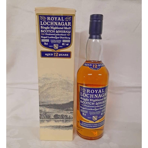 2060 - 1 BOTTLE ROYAL LOCHNAGAR 12 YEAR OLD SINGLE MALT WHISKY - 70CL, 40% VOL. BOXED