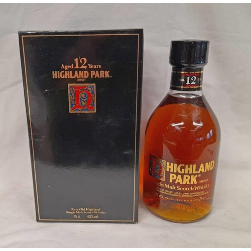 2066 - 1 BOTTLE HIGHLAND PARK 12 YEAR OLD SINGLE MALT WHISKY - 75CL, 40% VOL. BOXED