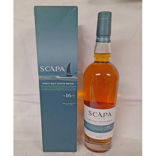 2070 - 1 BOTTLE SCAPA THE ORCADIAN 16 YEAR OLD SINGLE MALT WHISKY - 70CL, 40% VOL. BOXED