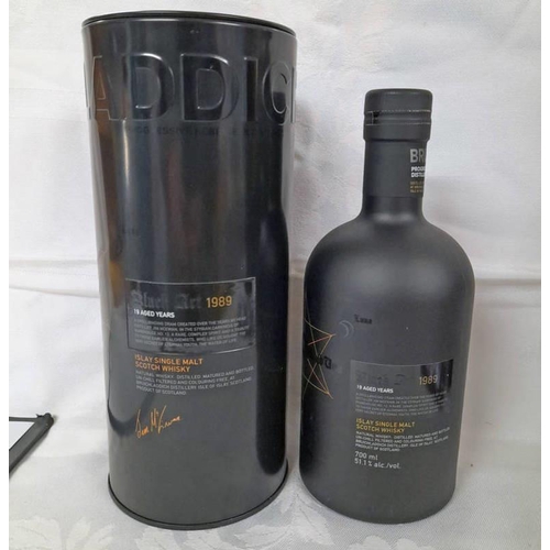 2074 - 1 BOTTLE BRUICHLADDICH BLACK ART 19 YEAR OLD SINGLE MALT WHISKY, DISTILLED 1989 - 700ML, 51.1% VOL I... 