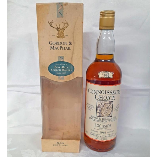 2078 - 1 BOTTLE LOCHSIDE 26 YEAR OLD SINGLE MALT WHISKY, DISTILLED 1966, CONNOISSEURS CHOICE BOTTLING - 70C... 