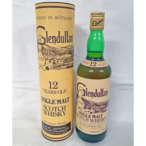 2081 - 1 BOTTLE GLENDULLAN 12 YEAR OLD SINGLE MALT WHISKY - 75CL, 43% VOL IN TUBE