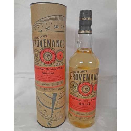 2085 - 1 BOTTLE ABERLOUR 7 YEAR OLD SINGLE MALT WHISKY - DOUGLAS LAING'S PROVENANCE BOTTLING, DISTILLED MAY... 