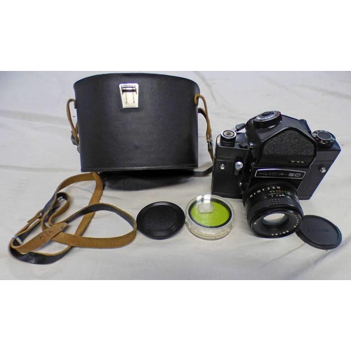 2191 - KIEV 60 TTL CAMERA WITH MC VOLNA-3 F/2.8 80MM LENS WITH CAP. COMES WITH CASE