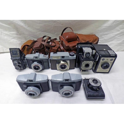 2192 - SELECTION OF CAMERAS TO INCLUDE CORONET AMBASSADOR, V P TWIN, CORONET 4-4 MKII, ETC