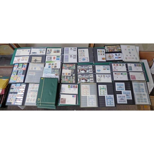 2226 - 9 ALBUMS/STOCKBOOKS G.B AND WORLDWIDE STAMPS MOSTLY UNMOUNTED TO INCLUDE, SINGLES, BLOCKS, SHEETS, E... 