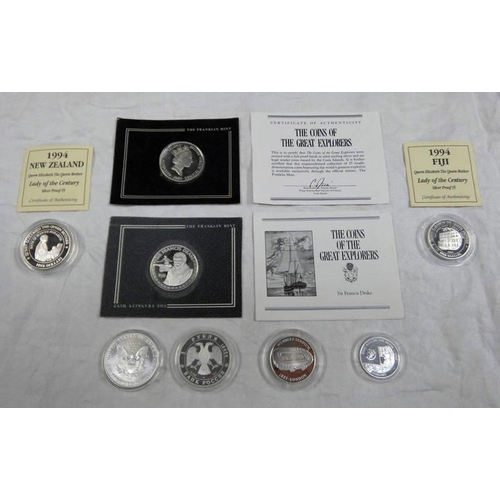 2267 - SELECTION OF SILVER PROOF COINAGE TO INCLUDE 1995 USA 1OZ FINE SILVER-ONE DOLLAR, 1995 RUSSIA 'THE S... 