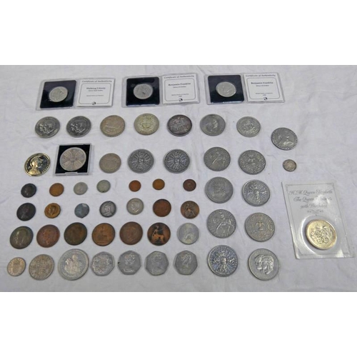 2277 - SELECTION OF COINAGE TO INCLUDE 1890 VICTORIA CROWN, 1935 GEORGE V CROWN, 1937 GEORGE VI CROWN, 1964... 