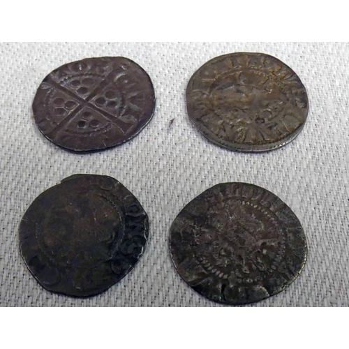 2289 - 4 X EDWARD I (1272-1307) SILVER PENNIES, ALL CANTERBURY