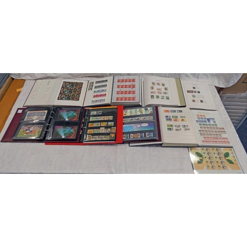 2346 - COLLECTION OF GB IN THREE BOXED STANLEY GIBBONS HINGELESS ALBUMS & NINE FURTHER STOCKBOOKS/ALBUMS, T... 