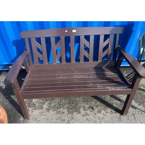 6080 - WOODEN GARDEN BENCH