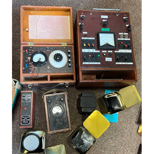 1412 - VARIOUS TESTING APPARATUS TO INCLUDE TESTER AT 5422, BRIDGE MURRAY NO.1A TESTING, ETC