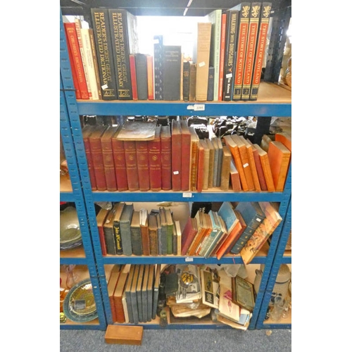 3395 - 4 SHELVES OF BOOKS, ETC INCLUDING SOVIET RUSSIA TODAY 1927, THEORY AND PRACTISE OF SOCIALISM BY JOHN... 