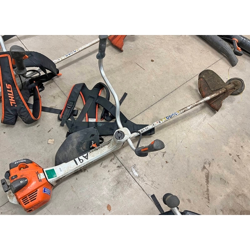 6020 - STIHL FS410 C-E SCRUB CUTTER / STRIMMER WITH HARNESS