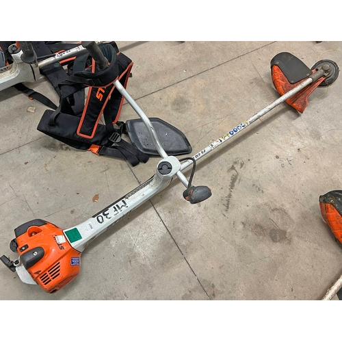 6027 - STIHL FS410 C-E SCRUB CUTTER / STRIMMER WITH HARNESS