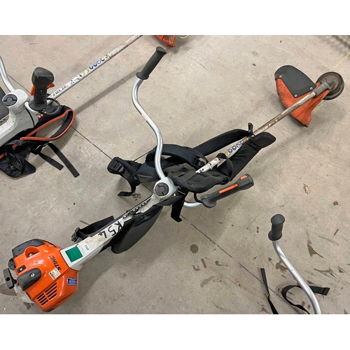 6032 - STIHL FS410 C-E SCRUB CUTTER / STRIMMER WITH HARNESS