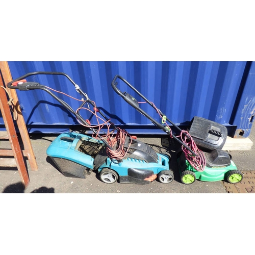 6175 - BOSCH ROTAK 36 ELECTRIC LAWNMOWER & 1 OTHER