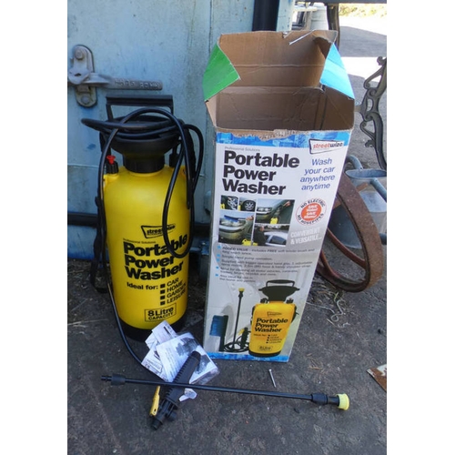 6182 - PORTABLE POWER WASHER WITH BOX