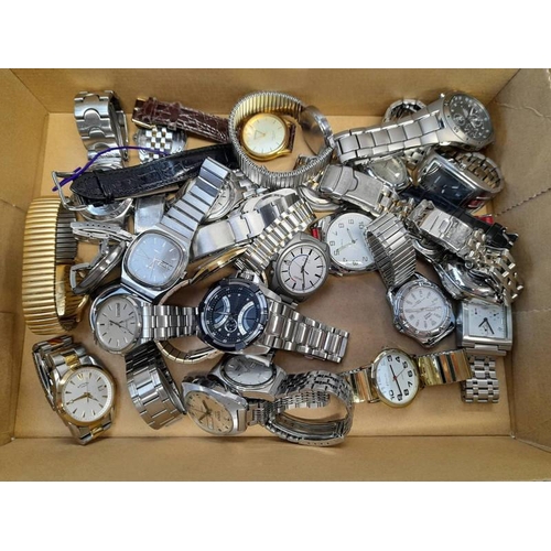 675 - VARIOUS GENTS WRISTWATCHES