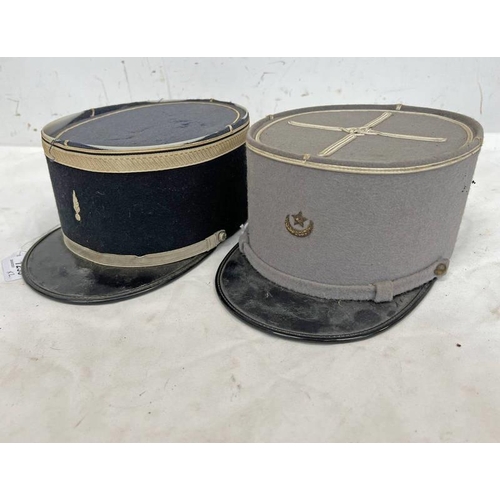 1235 - TWO FRENCH KEPI HATS, OFFICER ARMY WAR D'ALGERIA -2-