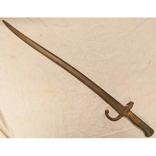 1401 - FRENCH CHASSEPOT BAYONET WITH 57CM LONG BLADE