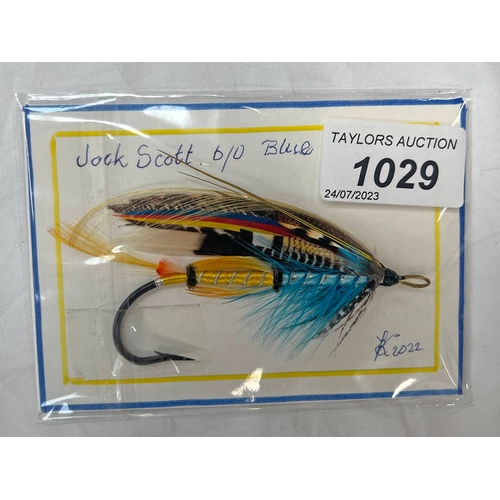 1029 - SALMON FLY JACK SCOTT 6/0 BLUE BY E J KUBLIN 2022