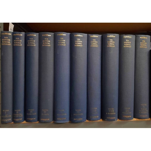 2035 - THE SCOTTISH NATIONAL DICTIONARY BY WILLIAM GRANT IN 10 VOLUMES, LIMITED EDITION SET NO. 1078/2000 -... 