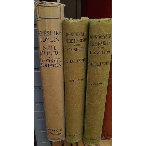 2082 - AYRSHIRE IDYLLS BY NEIL MUNRO, SIGNED - 1912 AND DUNDONALD A CONTRIBUTION TO PARAOCHIAL HISTORY BY J... 