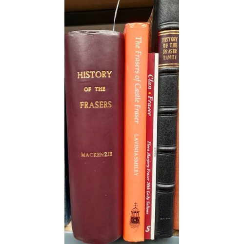 2106 - HISTORY OF THE FRASERS OF LOVAT BY ALEXANDER MACKENZIE, QUARTER LEATHER BOUND - 1896, THE FRASERS OF... 