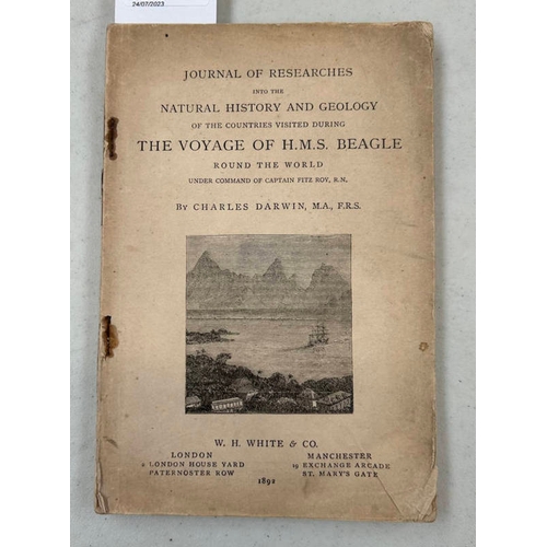 2290 - JOURNAL OF RESEARCHES INTO THE NATURAL HISTORY AND GEOLOGY OF THE COUNTRIES VISITED DURING THE VOYAG... 