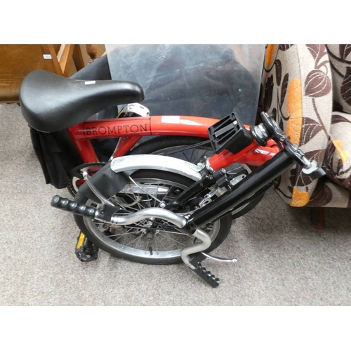 6097 - BROMPTON FOLDING BIKE