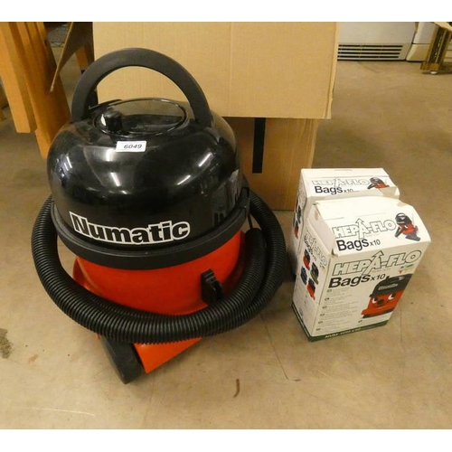 6049 - NUMATIC VACUUM CLEANER WITH BAGS