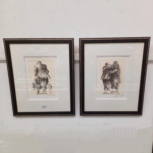 1008 - ALEXANDER MILLAR,  IT TAKES TWO TO TANGO & MEMORIES ARE MADE OF THIS, 2 FRAMED GICLEE PRINTS,   BOTH... 