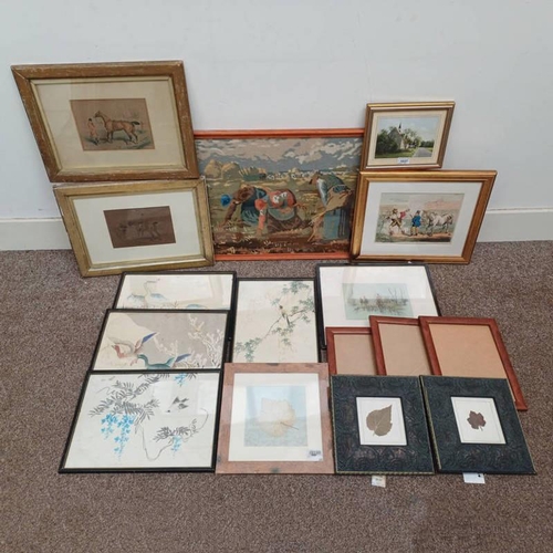 1037 - SELECTION OF PRINTS, ETC TO INCLUDE; PATRICIA FORREST, WEST END LANE - ESKER, SIGNED, WATERCOLOUR,J ... 