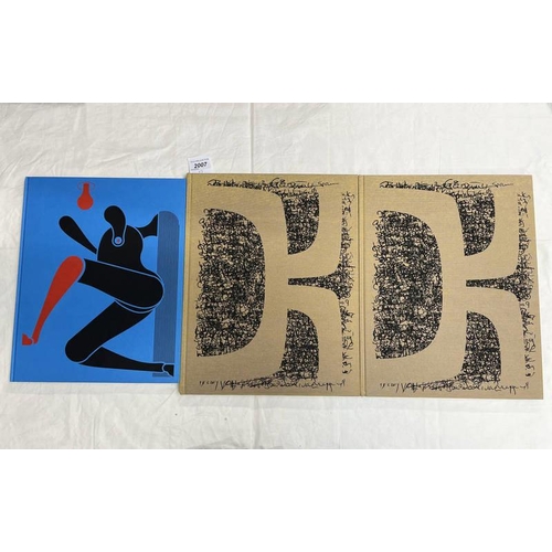 2007 - ON BY EAMONN DOYLE, LIMITED EDITION NO.180B/999, SIGNED, BLUE CLOTH VARIATION - 2015 & 2 COPIES OF K... 