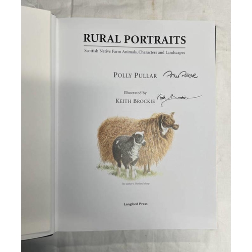 2016 - RURAL PORTRAITS, SCOTTISH NATURE FARM ANIMALS, CHARACTERS AND LANDSCAPES BY POLLY PULLAR, ILLUSTRATE... 