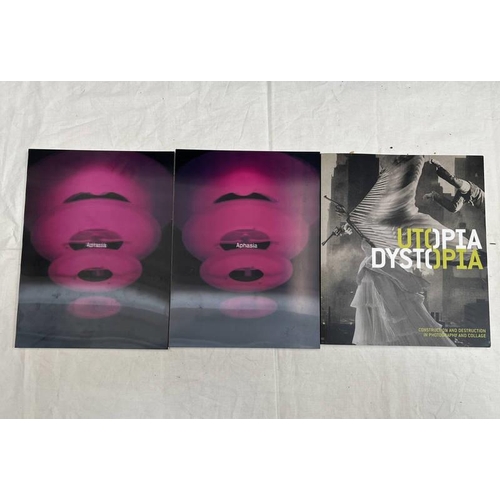 2145 - UTOPIA DYSTOPIA BY YASUFUMI NAKAMORI - 2012 & 2 COPIES OF APHASIA BY ANDREAS, BOTH SIGNED - 2017