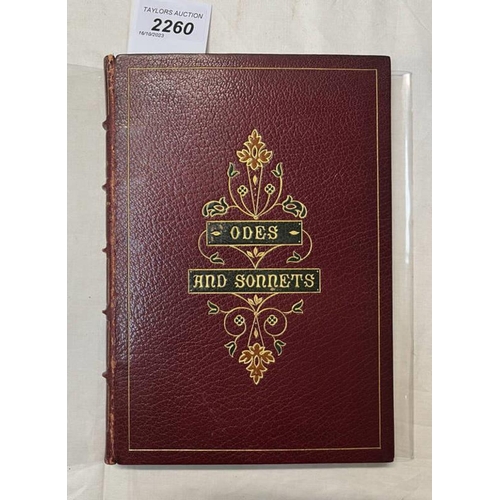 2260 - ODES & SONNETS ILLUSTRATED, THE PICTURES IN THIS BOOK ARE BY BIRKET FOSTER, THE ORNAMENTAL DESIGNS B... 