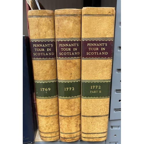 2266 - A TOUR OF SCOTLAND; MDCCLXIX BY THOMAS PENNANT - 1774 & A TOUR IN SCOTLAND, & VOYAGE TO THE HEBRIDES... 