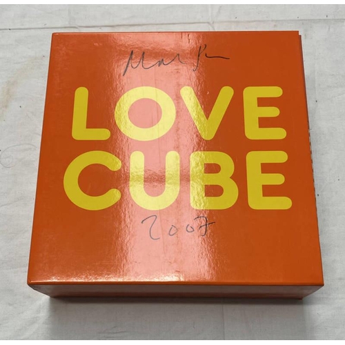 2286 - LOVE CUBE BY MARTIN PARR, SIGNED, IN 2 SLIPCASES - 2007