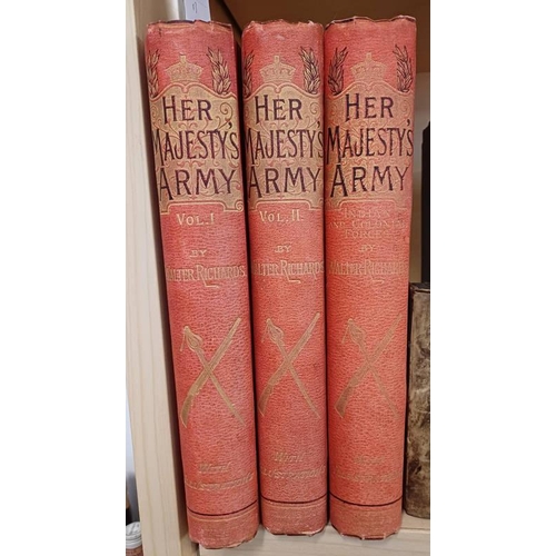 2748 - HER MAJESTY'S ARMY, A DESCRIPTIVE ACCOUNT OF THE VARIOUS REGIMENTS NOW COMPRISING THE QUEENS FORCES,... 