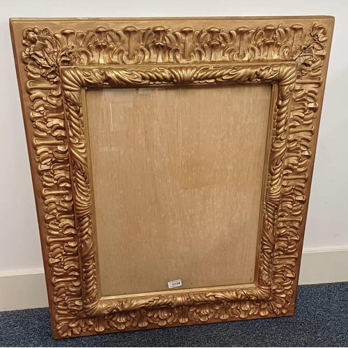 1134 - LARGE GILT PICTURE FRAME, 56 X 43.5 CM (INSIDE FRAME)