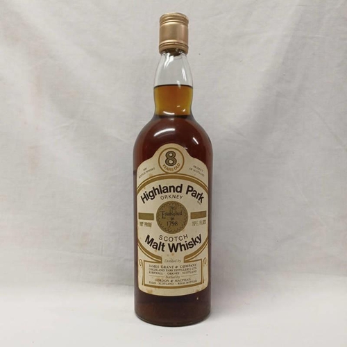 2001 - 1 BOTTLE HIGHLAND PARK 8 YEAR OLD SINGLE MALT WHISKY, BOTTLED BY GORDON & MACPHAIL - 26 2/3 FL. OZS,... 