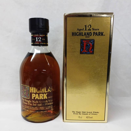 2009 - 1 BOTTLE HIGHLAND PARK 12 YEAR OLD SINGLE MALT WHISKY WITH TRANSFER PRINTED LABEL - 75CL, 40% VOL. B... 