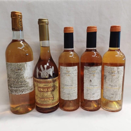 2011K - 1 BOTTLE CHATEAU GUITERONDE SAUTERNES, 3 HALF BOTTLES PALAZZINA MOSCATO PASSITO - 2004 & 1 BOTTLE TO... 