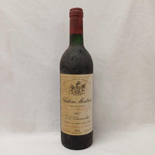 2011W - 1 BOTTLE CHATEAU MONTROSE 1987