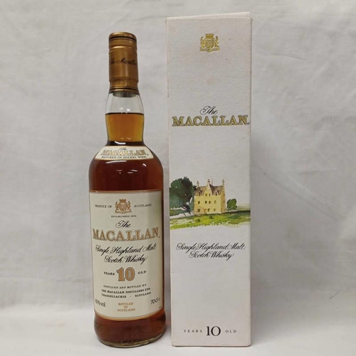 2019 - 1 BOTTLE MACALLAN 10 YEAR OLD SINGLE MALT WHISKY - 70CL, 40% VOL. BOXED