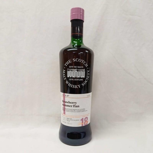 2055 - 1 BOTTLE AUCHENTOSHAN 18 YEAR OLD SINGLE MALT WHISKY, DISTILLED 8TH MARCH 1999, SCOTCH MALT WHISKY S... 